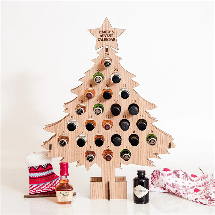 Christmas Countdown Wood Wine Holder Display Shelves15.jpg